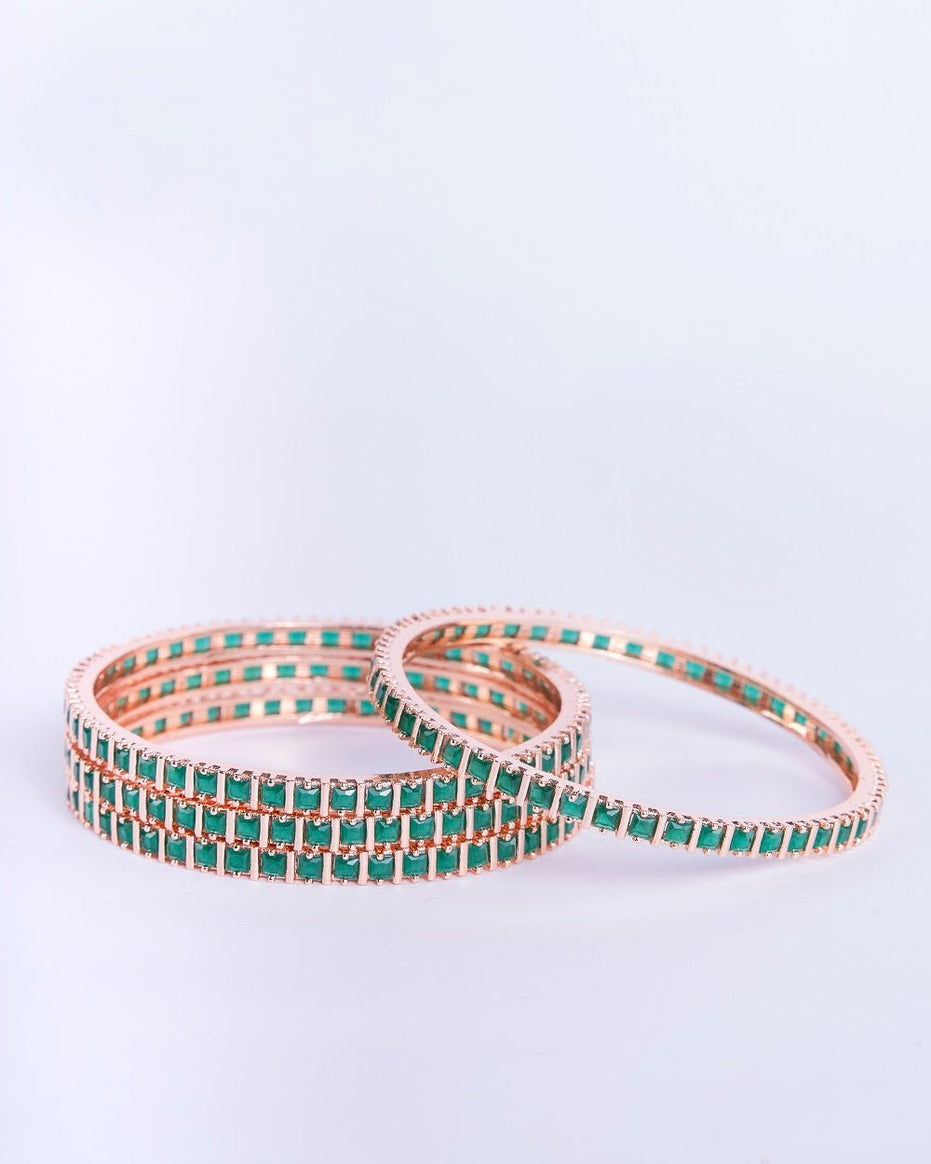 Opal Touch - Ruby Red Romance Bangles (Pack of 4) - Bangles