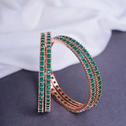 Opal Touch - Ruby Red Romance Bangles (Pack of 4) - Bangles