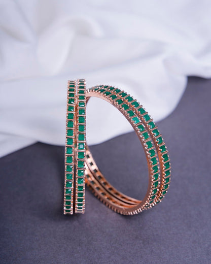 Opal Touch - Ruby Red Romance Bangles (Pack of 4) - Bangles