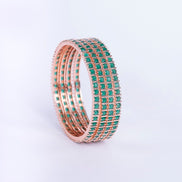 Opal Touch - Ruby Red Romance Bangles (Pack of 4) - Bangles