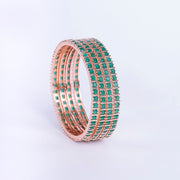 Opal Touch - Ruby Red Romance Bangles (Pack of 4) - Bangles