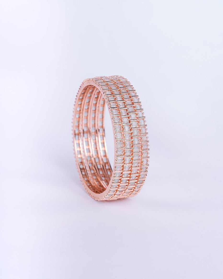 Opal Touch - Ruby Red Romance Bangles (Pack of 4) - Bangles