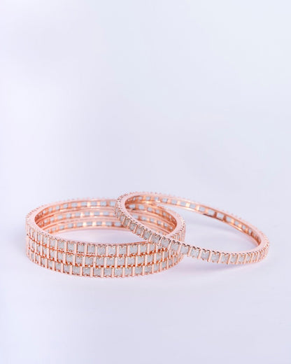 Opal Touch - Ruby Red Romance Bangles (Pack of 4) - Bangles