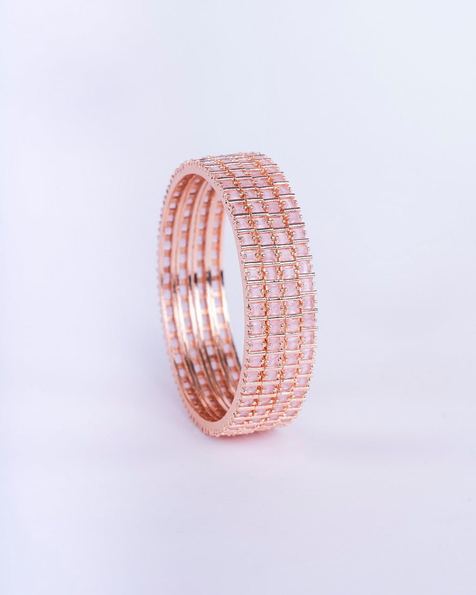 Opal Touch - Ruby Red Romance Bangles (Pack of 4) - Bangles