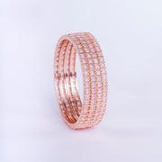 Opal Touch - Ruby Red Romance Bangles (Pack of 4) - Bangles