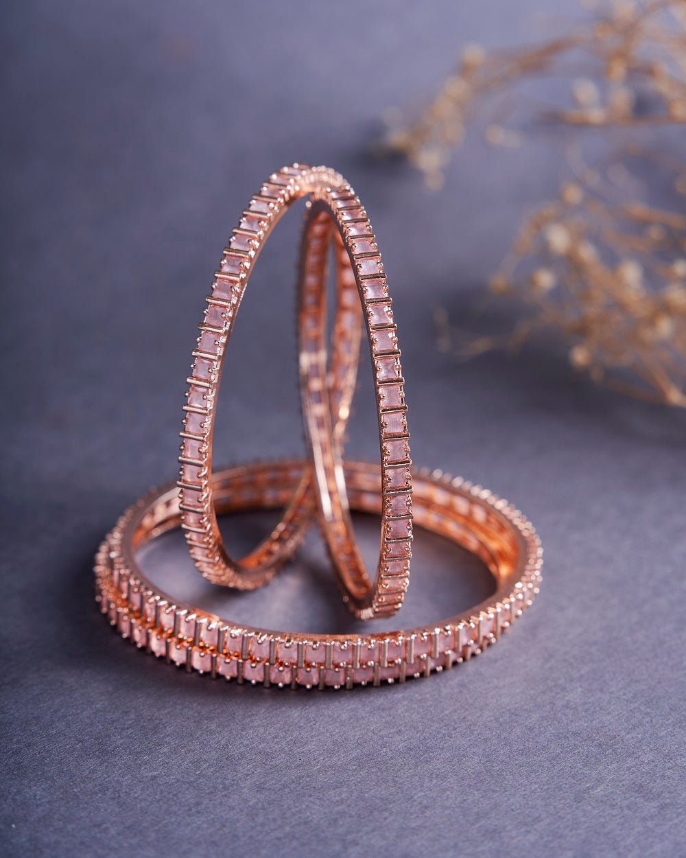 Opal Touch - Ruby Red Romance Bangles (Pack of 4) - Bangles