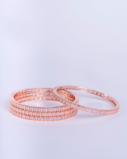 Opal Touch - Ruby Red Romance Bangles (Pack of 4) - Bangles