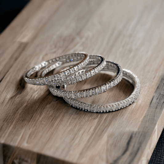 Opal Touch - Ruby Red Romance Bangles (Pack of 4) - Bangles