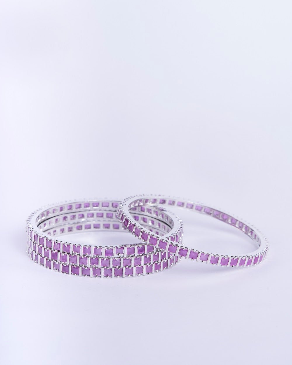 Opal Touch - Ruby Red Romance Bangles (Pack of 4) - Bangles