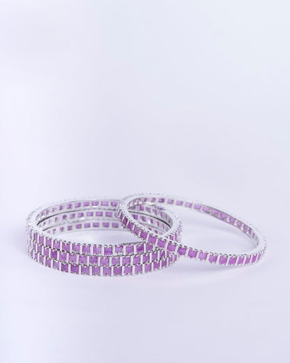 Opal Touch - Ruby Red Romance Bangles (Pack of 4) - Bangles