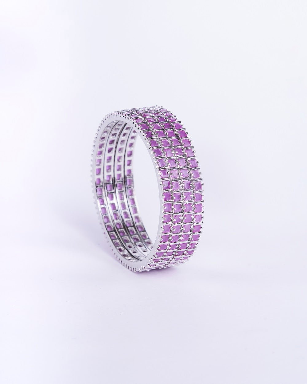 Opal Touch - Ruby Red Romance Bangles (Pack of 4) - Bangles