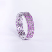 Opal Touch - Ruby Red Romance Bangles (Pack of 4) - Bangles