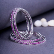 Opal Touch - Ruby Red Romance Bangles (Pack of 4) - Bangles