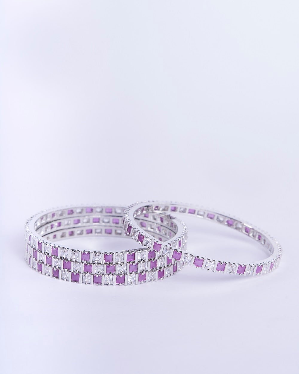 Opal Touch - Ruby Red Romance Bangles (Pack of 4) - Bangles