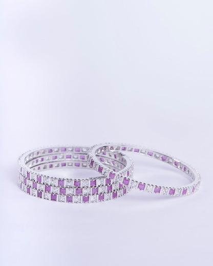 Opal Touch - Ruby Red Romance Bangles (Pack of 4) - Bangles