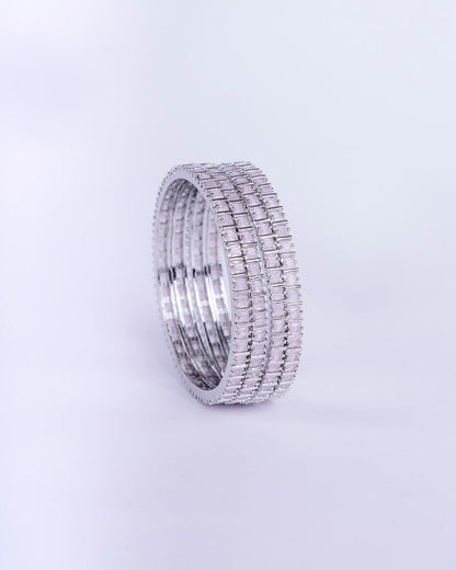 Opal Touch - Ruby Red Romance Bangles (Pack of 4) - Bangles