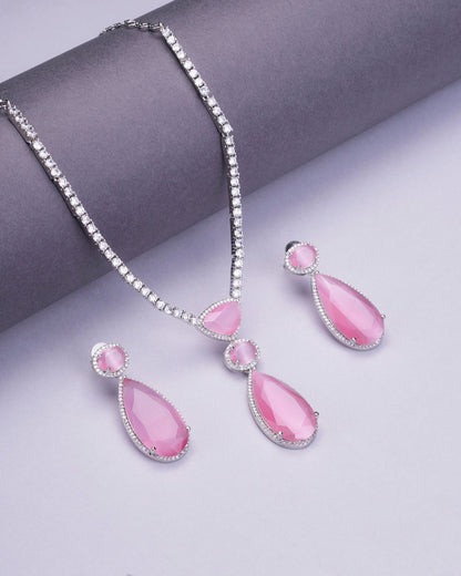 Opal Touch - Sapphire Glow Necklace - Necklace