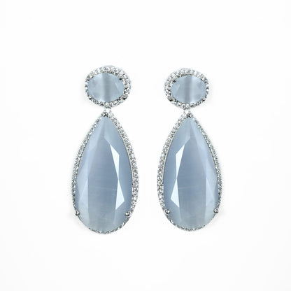 Sapphire Glow Necklace - Opal Touch