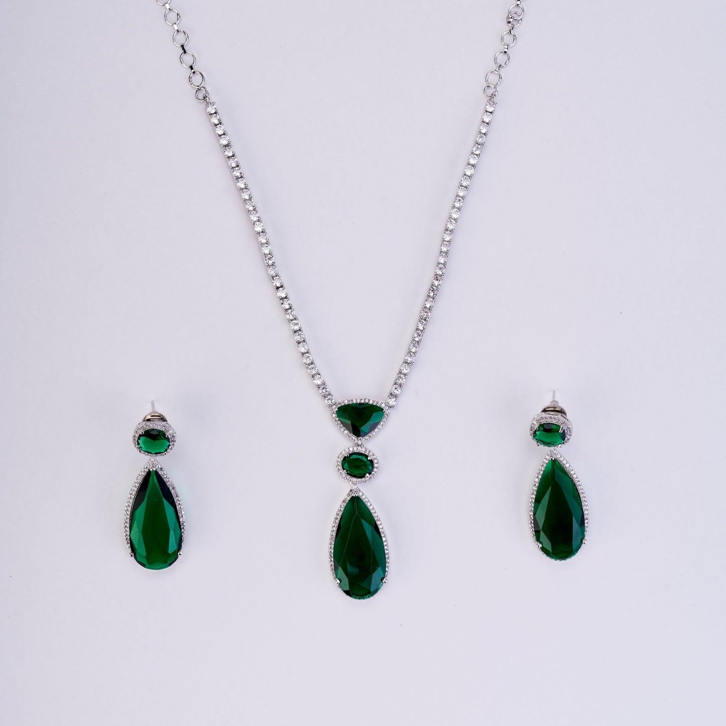 Sapphire Glow Necklace - Opal Touch