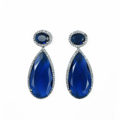 Sapphire Glow Necklace - Opal Touch