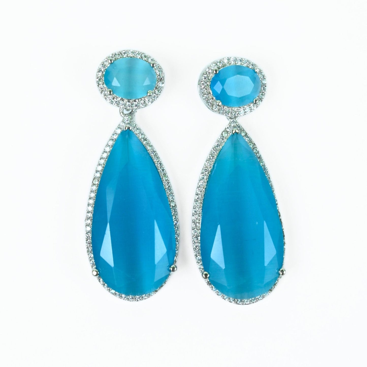 Sapphire Glow Necklace - Opal Touch