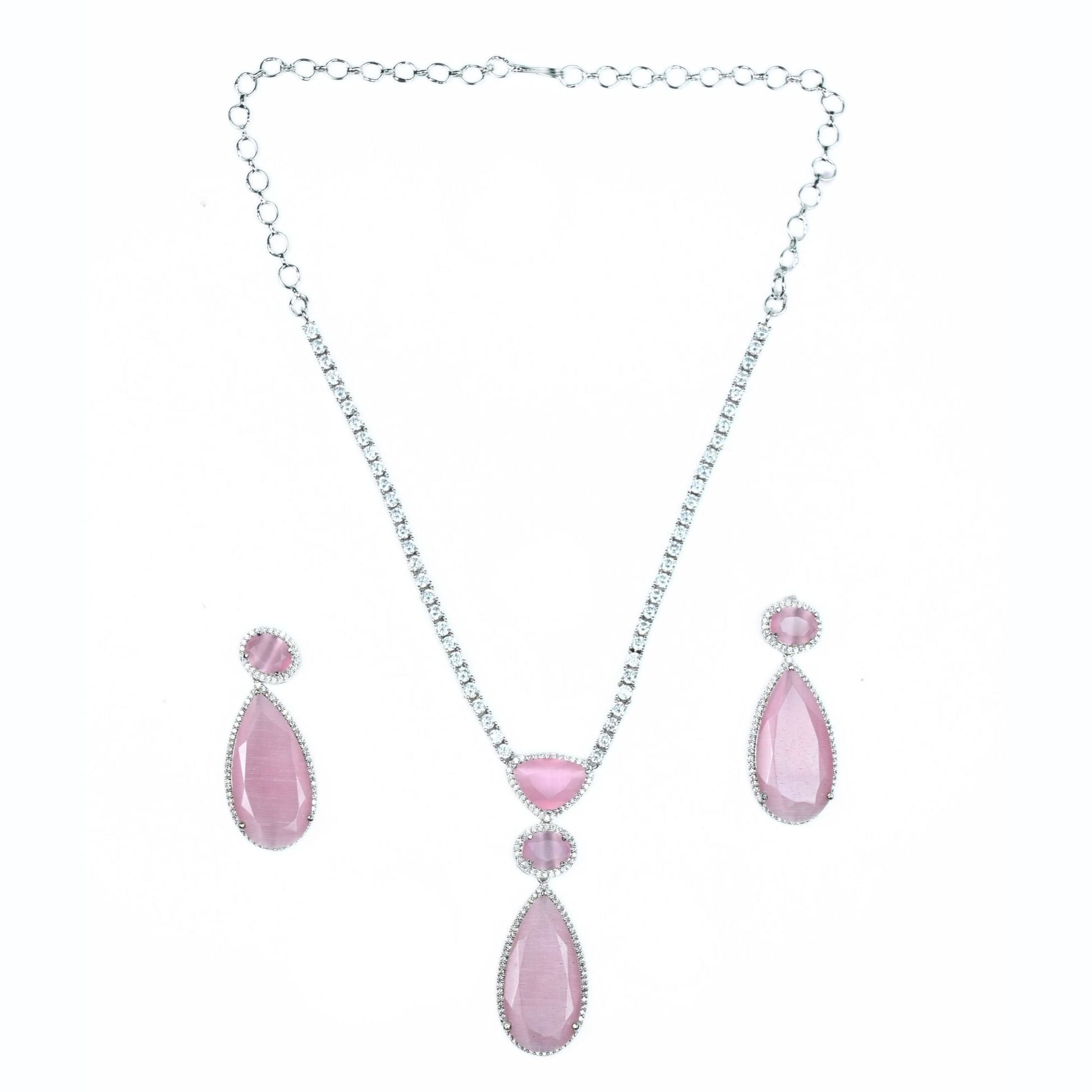 Sapphire Glow Necklace - Opal Touch