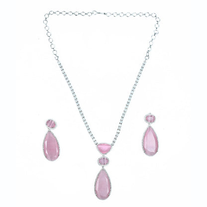 Sapphire Glow Necklace - Opal Touch