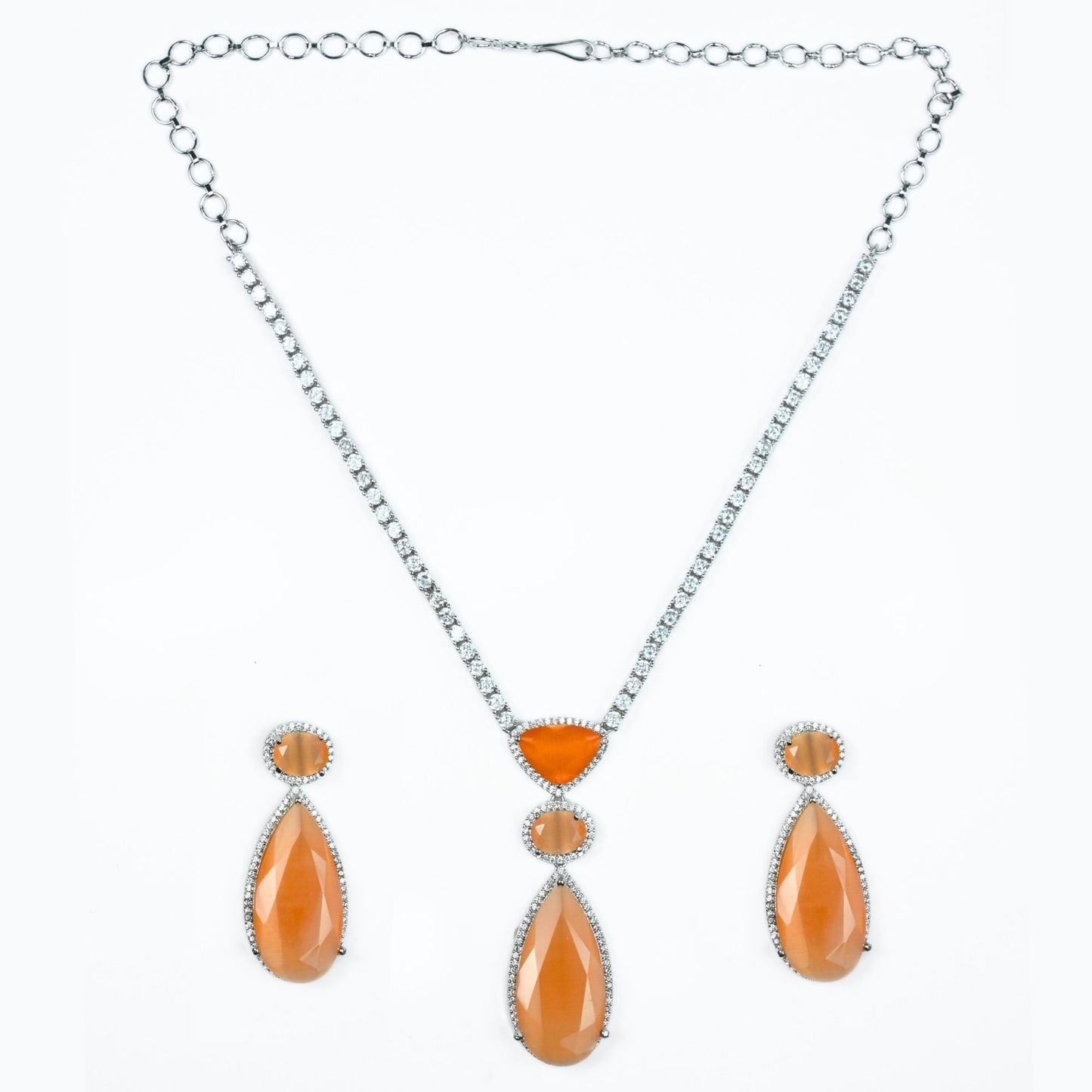 Sapphire Glow Necklace - Opal Touch