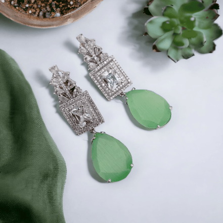 Opal Touch - Sapphire Skies Earrings - Earrings