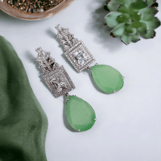 Opal Touch - Sapphire Skies Earrings - Earrings