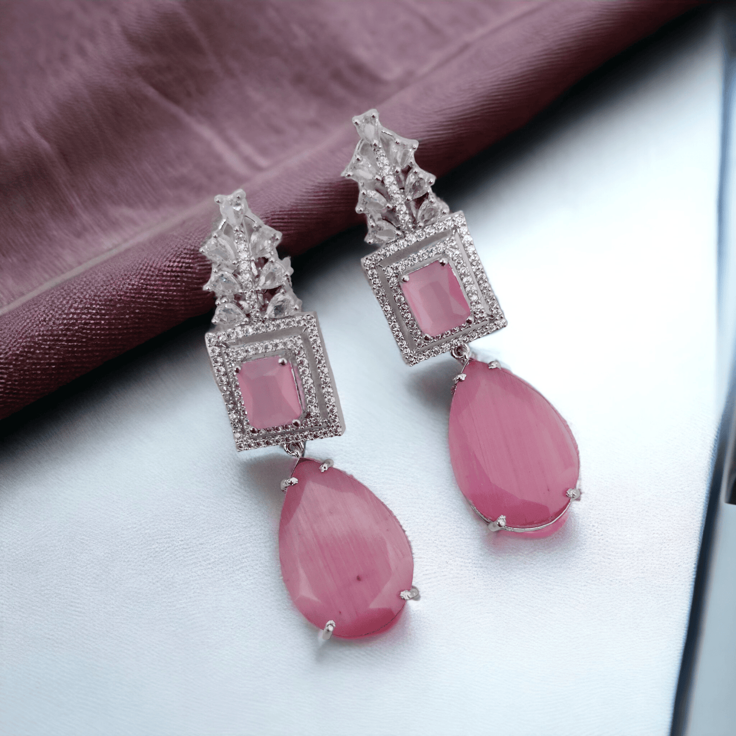 Opal Touch - Sapphire Skies Earrings - Earrings