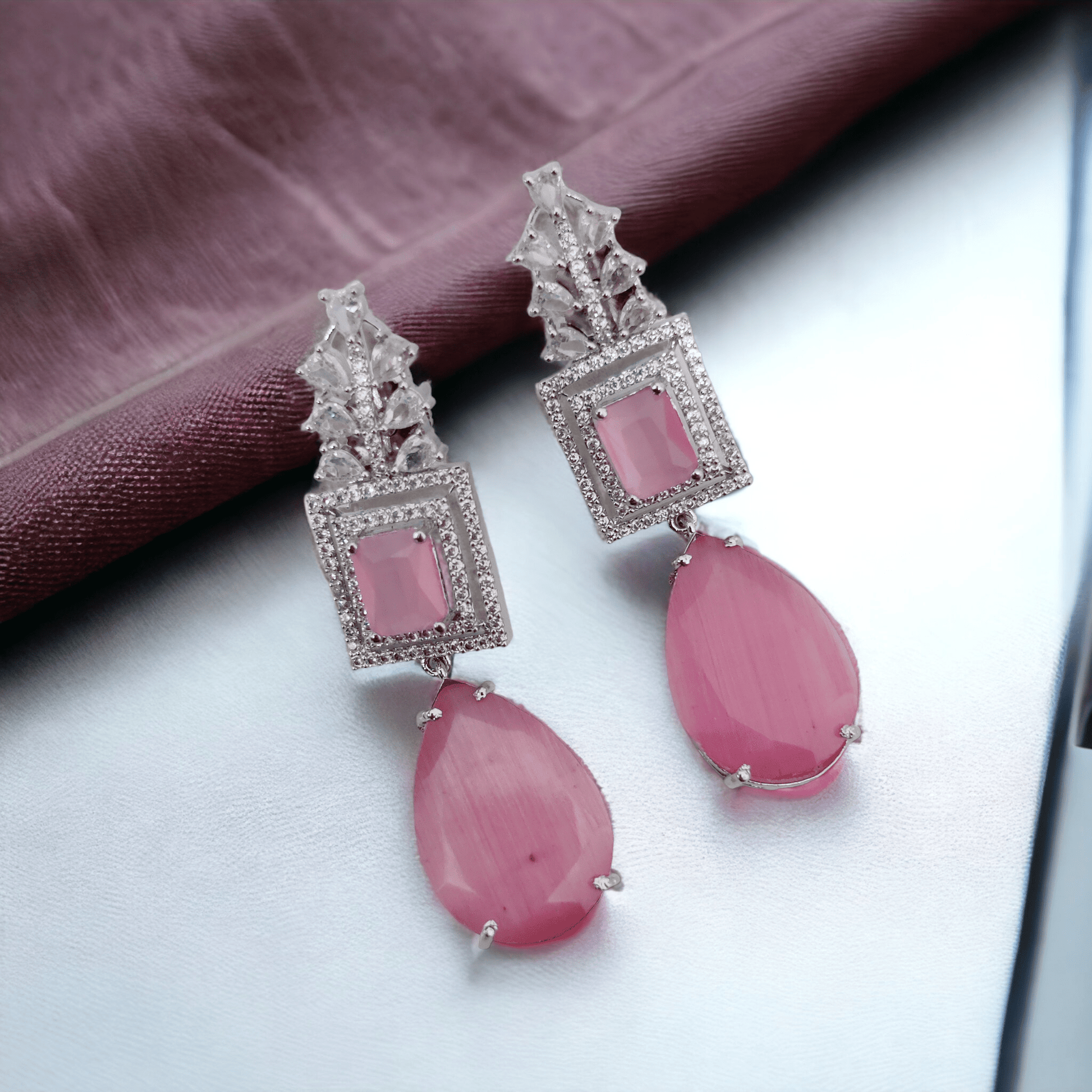 Opal Touch - Sapphire Skies Earrings - Earrings