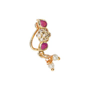Opal Touch - Scarlet Spark Opal Nose Pin - Nose Pin