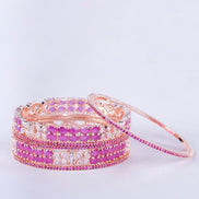 Opal Touch - Scarlet Symphony Bangles (Pack of 6) - Bangles
