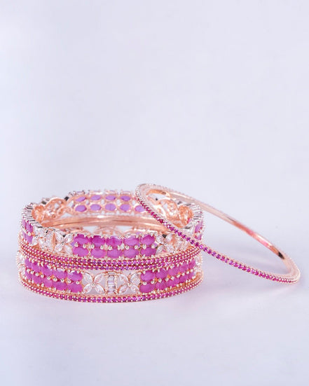Opal Touch - Scarlet Symphony Bangles (Pack of 6) - Bangles