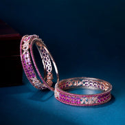 Opal Touch - Scarlet Symphony Bangles (Pack of 6) - Bangles
