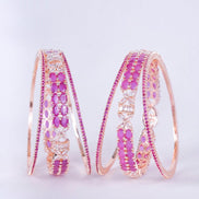 Opal Touch - Scarlet Symphony Bangles (Pack of 6) - Bangles