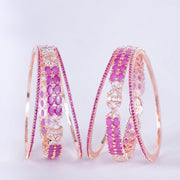 Opal Touch - Scarlet Symphony Bangles (Pack of 6) - Bangles