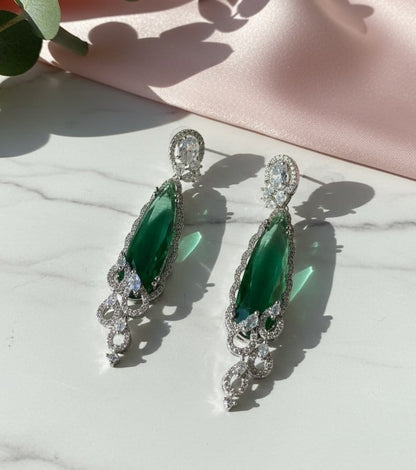 Scarlet Symphony Earrings - Opal Touch