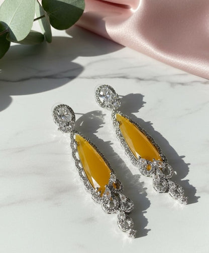 Scarlet Symphony Earrings - Opal Touch