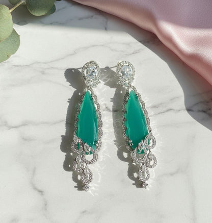 Scarlet Symphony Earrings - Opal Touch