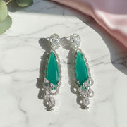Scarlet Symphony Earrings - Opal Touch