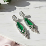 Scarlet Symphony Earrings - Opal Touch