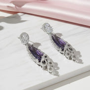 Scarlet Symphony Earrings - Opal Touch