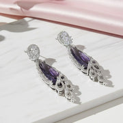 Scarlet Symphony Earrings - Opal Touch