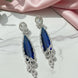 Scarlet Symphony Earrings - Opal Touch