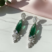 Scarlet Symphony Earrings - Opal Touch