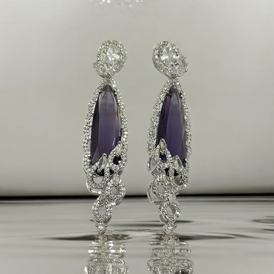 Earrings - Scarlet Symphony Earrings - Opal Touch