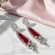 Scarlet Symphony Earrings - Opal Touch