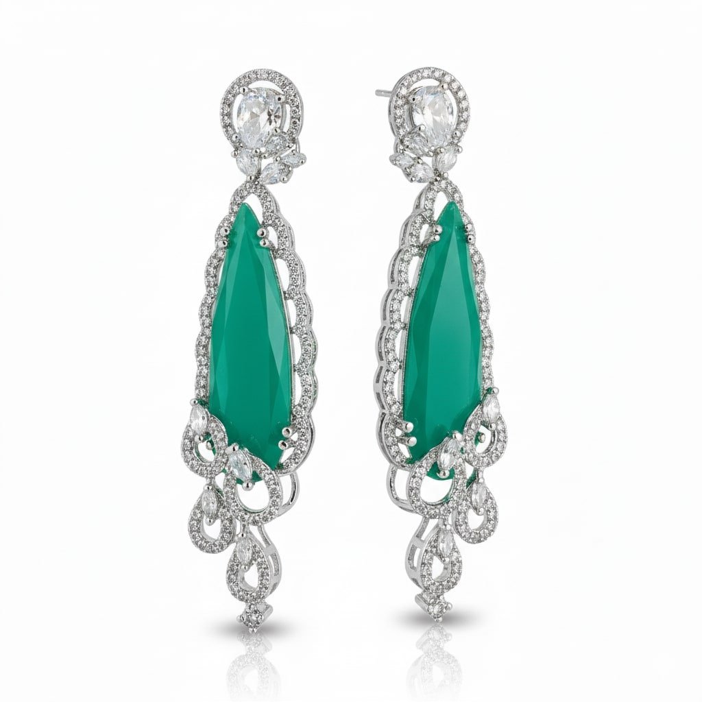 Scarlet Symphony Earrings - Opal Touch